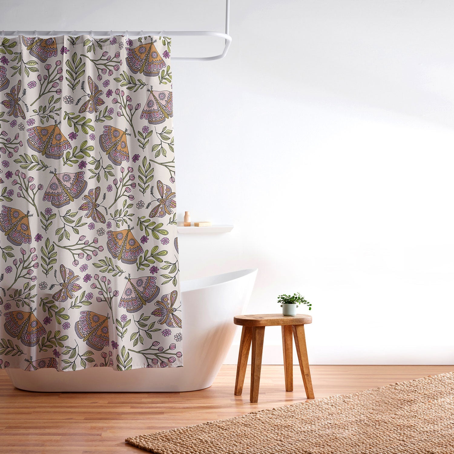 Valentina Ramos Garden Flutter Shower Curtain