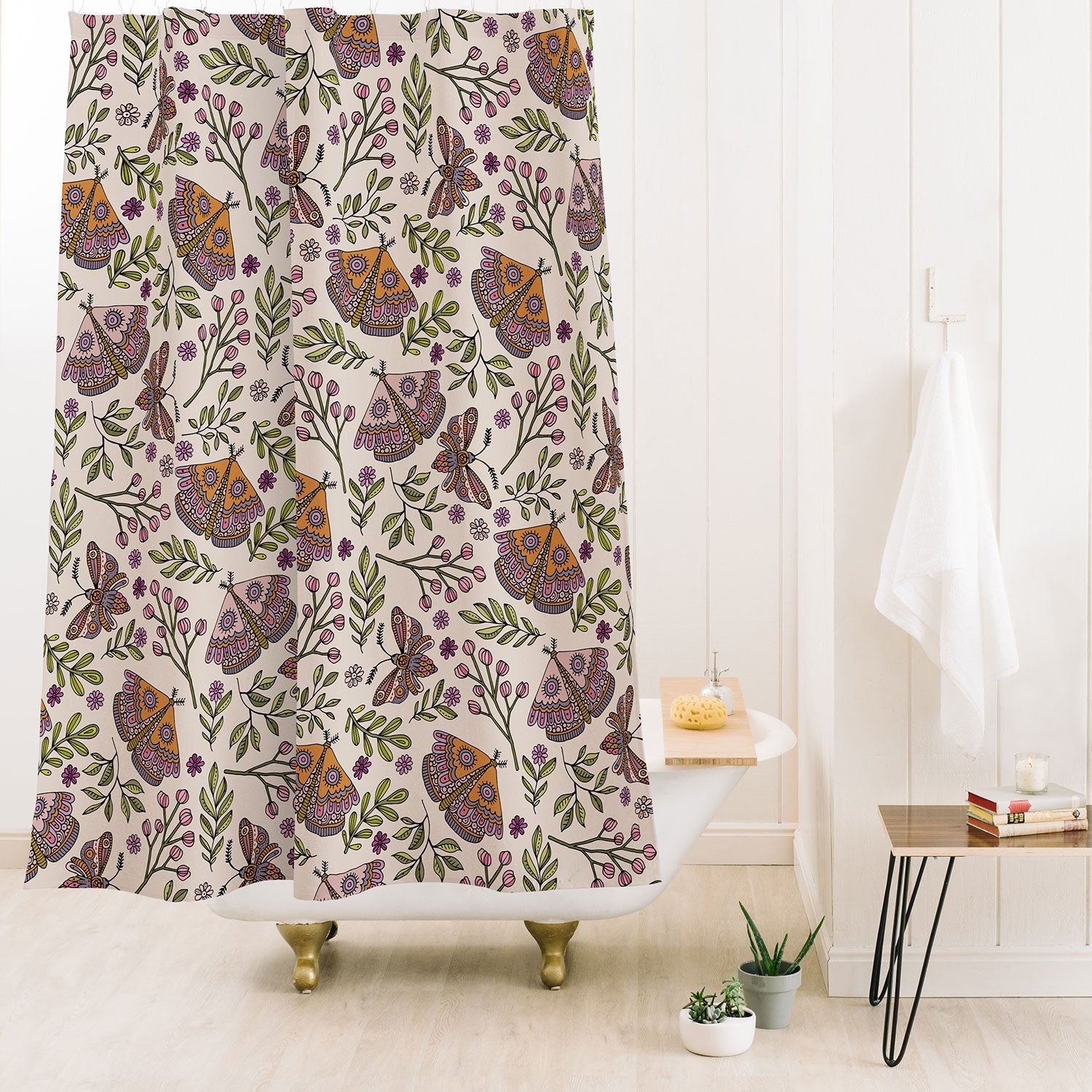 Valentina Ramos Garden Flutter Shower Curtain