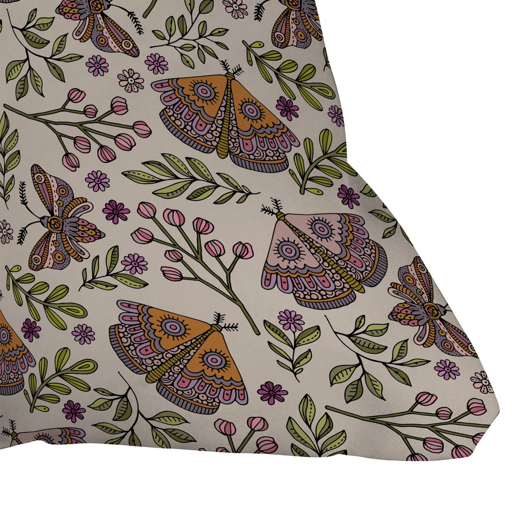 Valentina Ramos Garden Flutter Throw Pillow