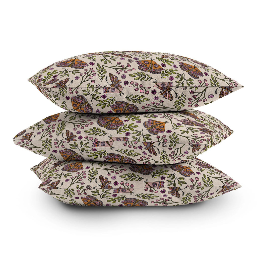 Valentina Ramos Garden Flutter Throw Pillow