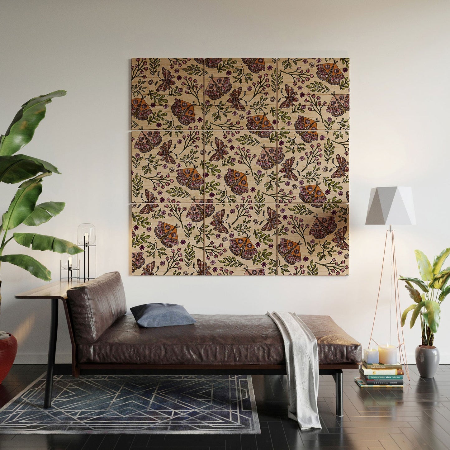 Valentina Ramos Garden Flutter Wood Wall Mural