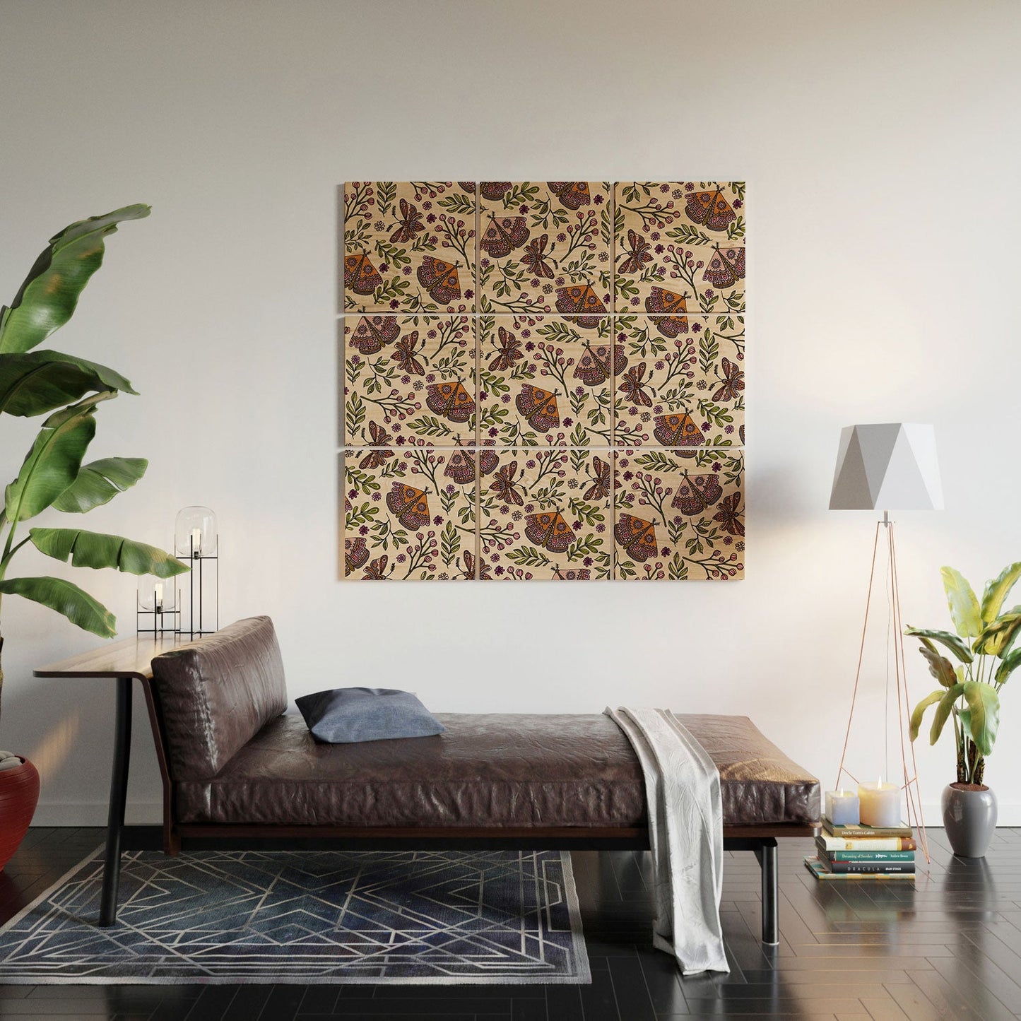 Valentina Ramos Garden Flutter Wood Wall Mural