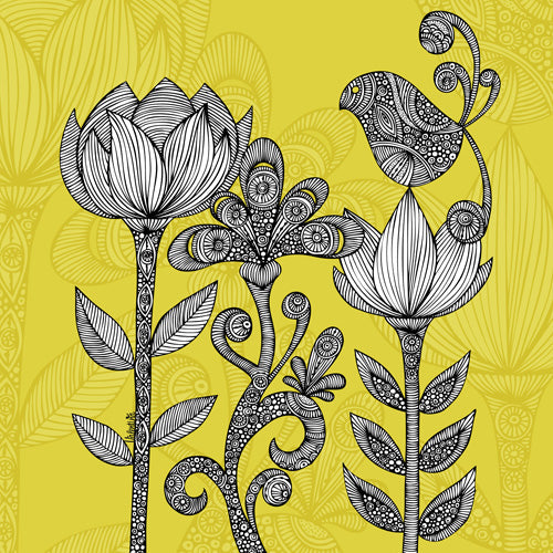 Valentina Ramos Green Garden Shower Curtain
