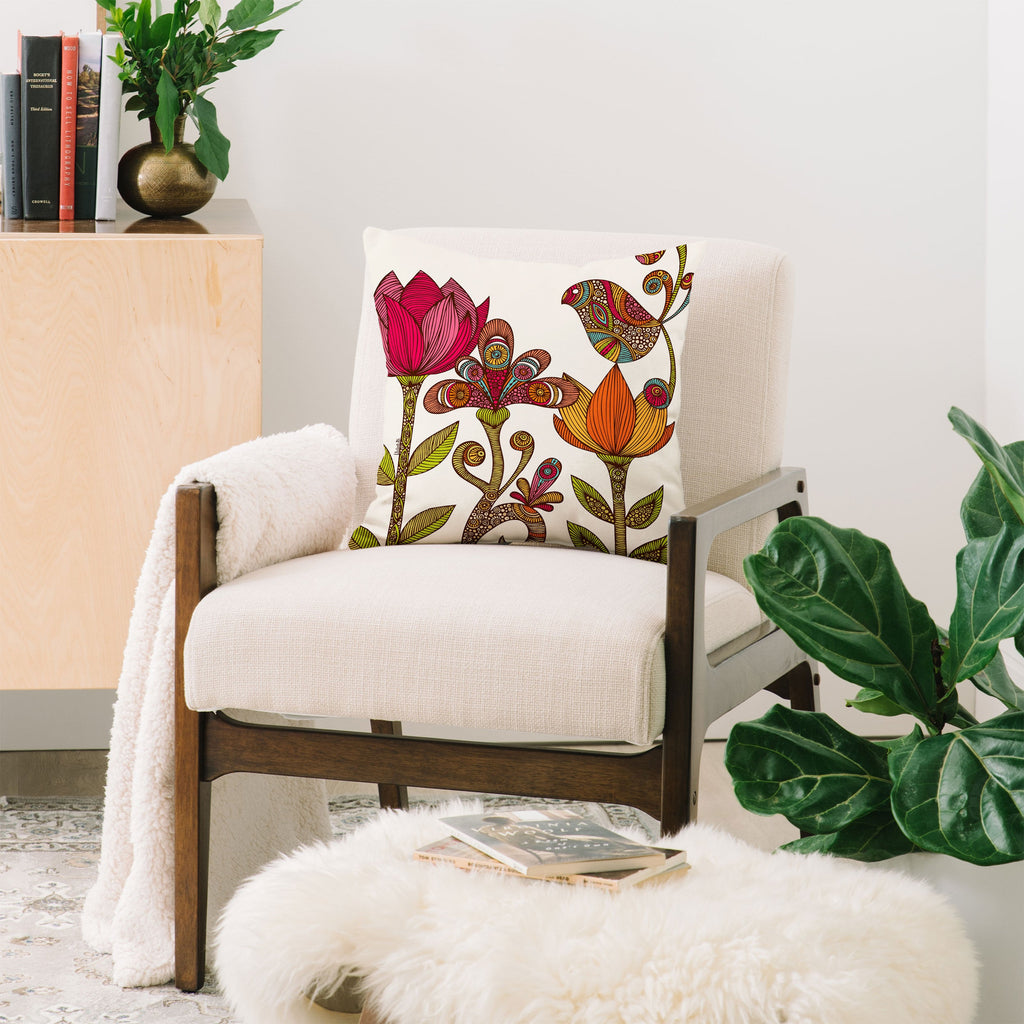 Valentina Ramos In The Garden Throw Pillow
