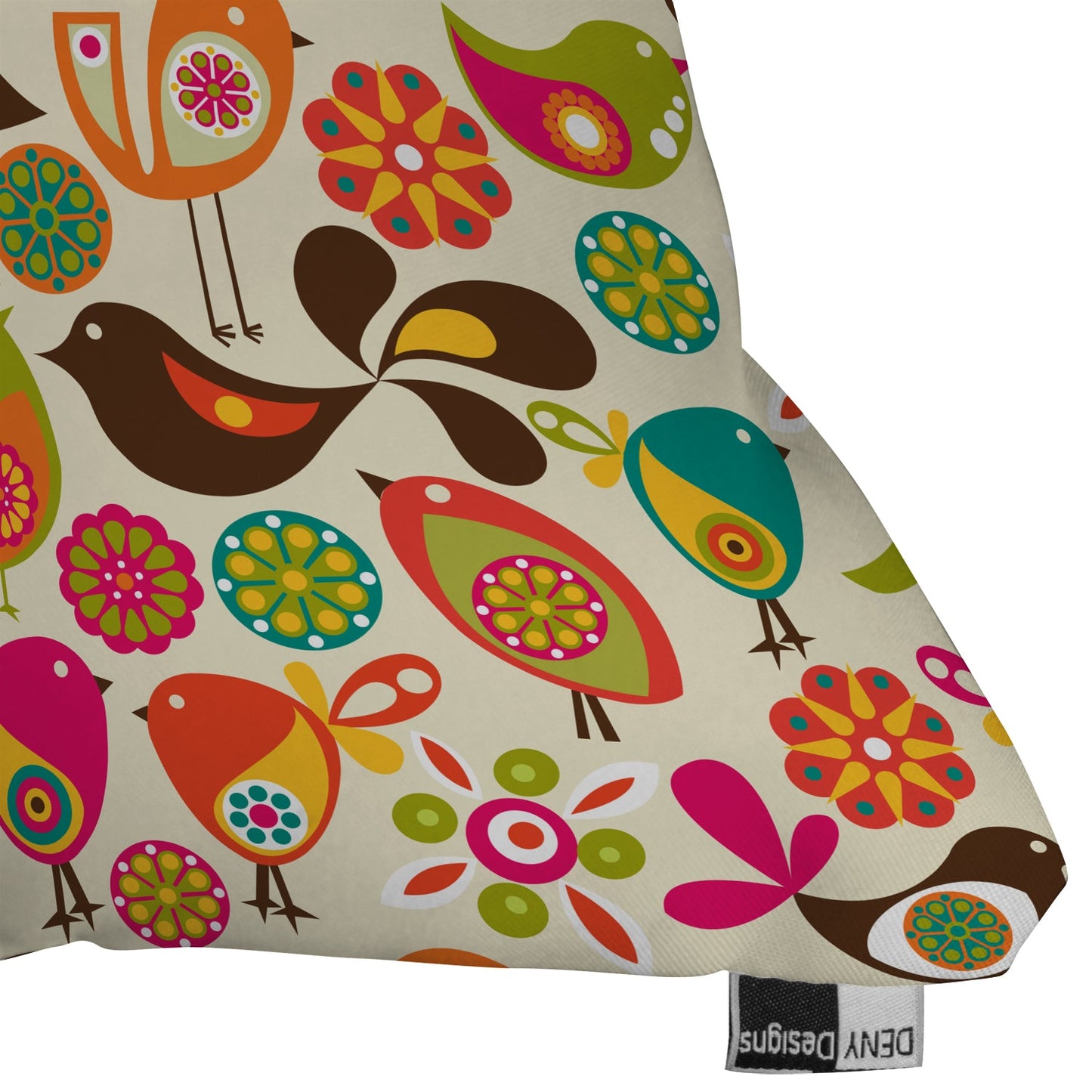 Valentina Ramos Little Birds Throw Pillow