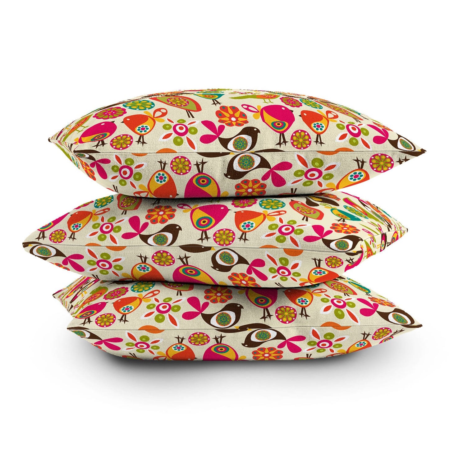 Valentina Ramos Little Birds Throw Pillow