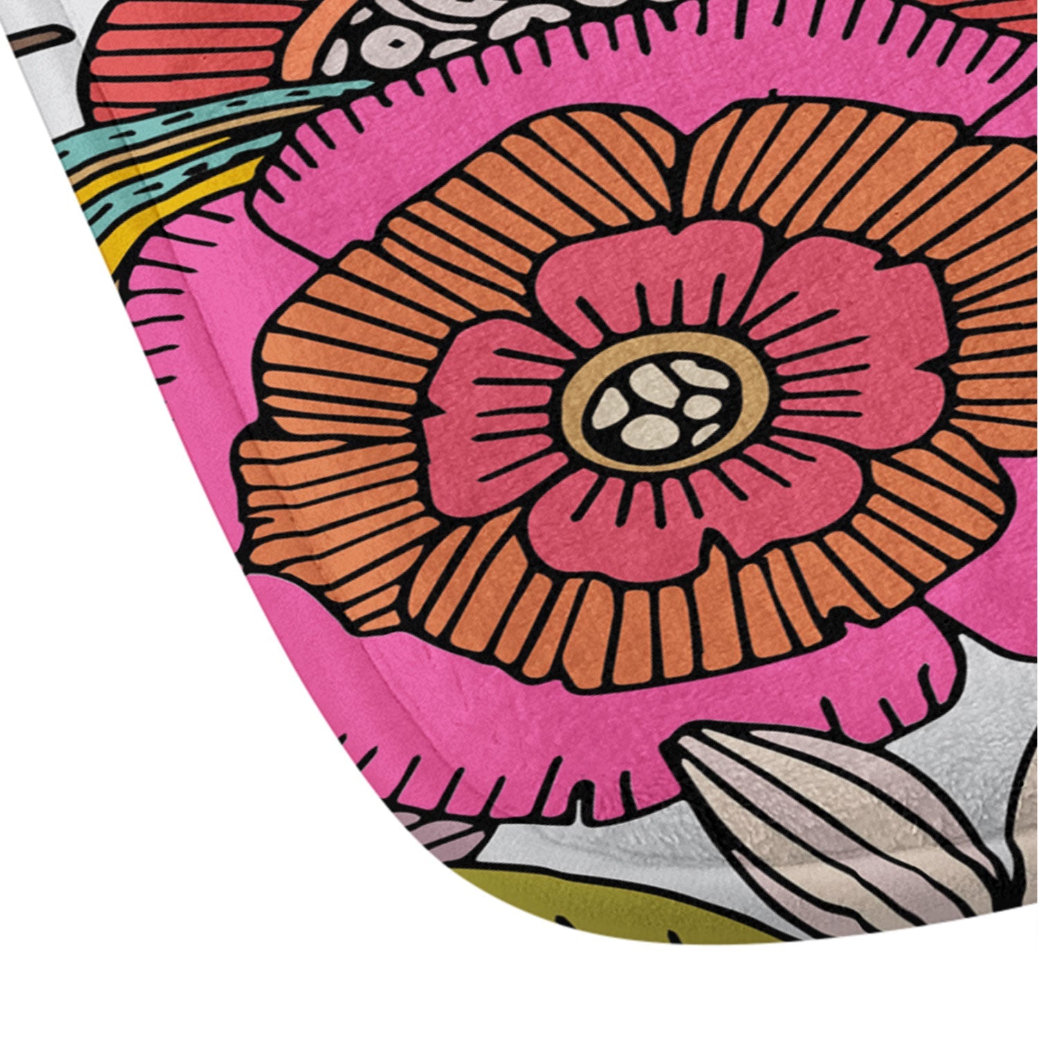 Valentina Ramos Lola in colors Memory Foam Bath Mat