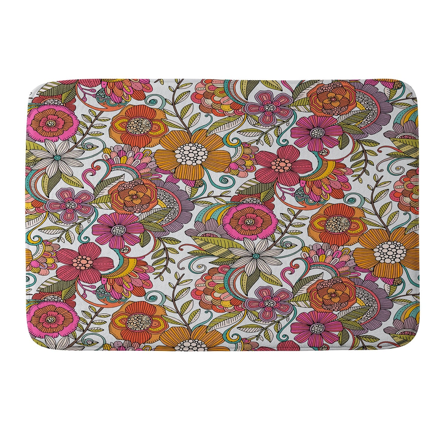 Valentina Ramos Lola in colors Memory Foam Bath Mat
