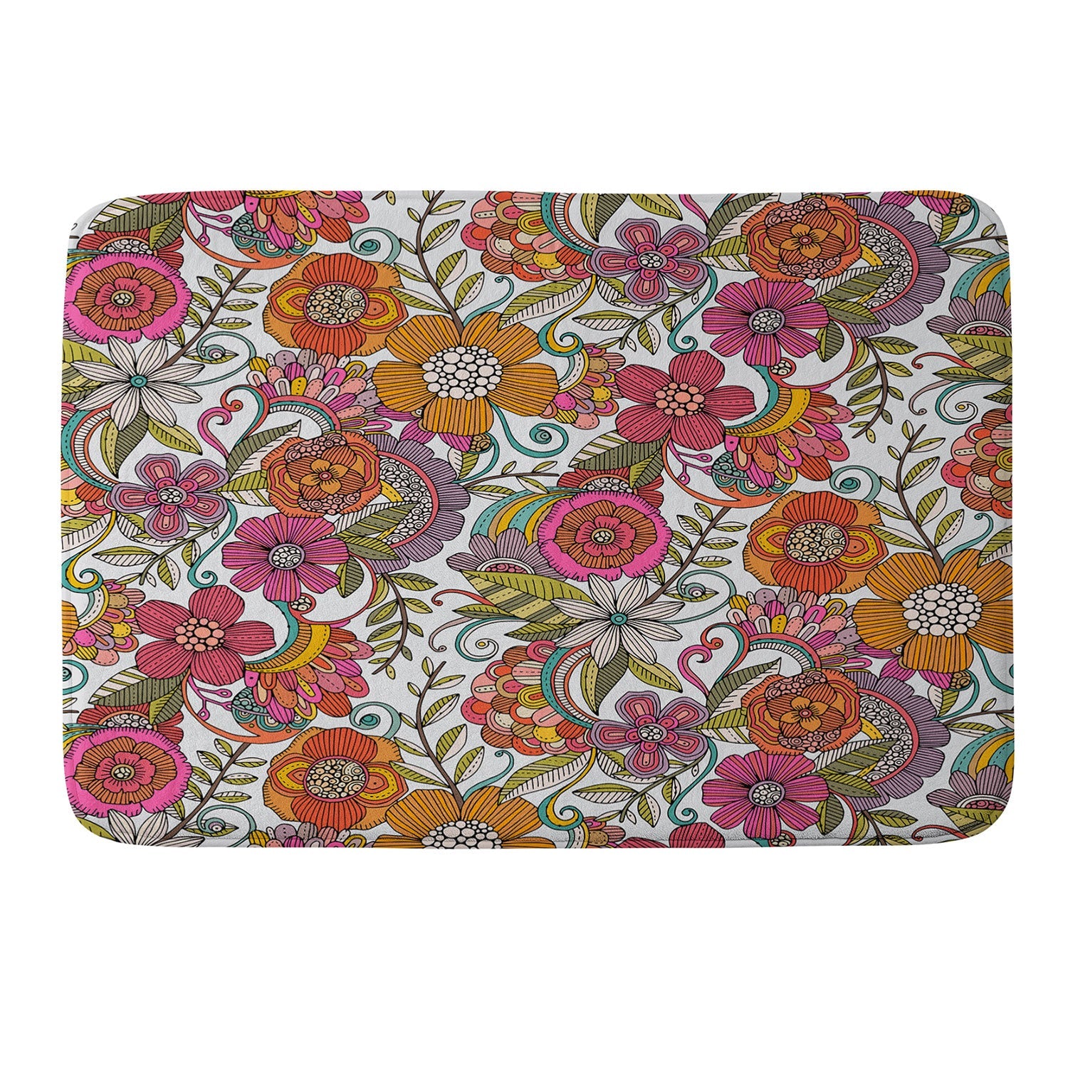 Valentina Ramos Lola in colors Memory Foam Bath Mat