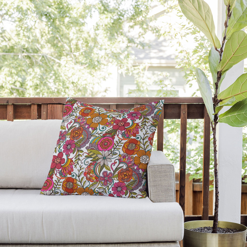 Valentina Ramos Lola in colors Outdoor Throw Pillow
