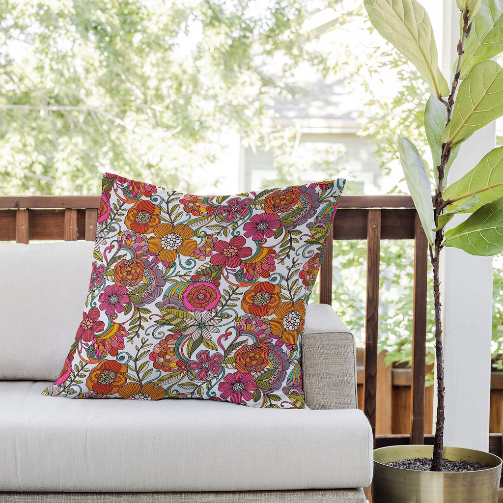 Valentina Ramos Lola in colors Outdoor Throw Pillow