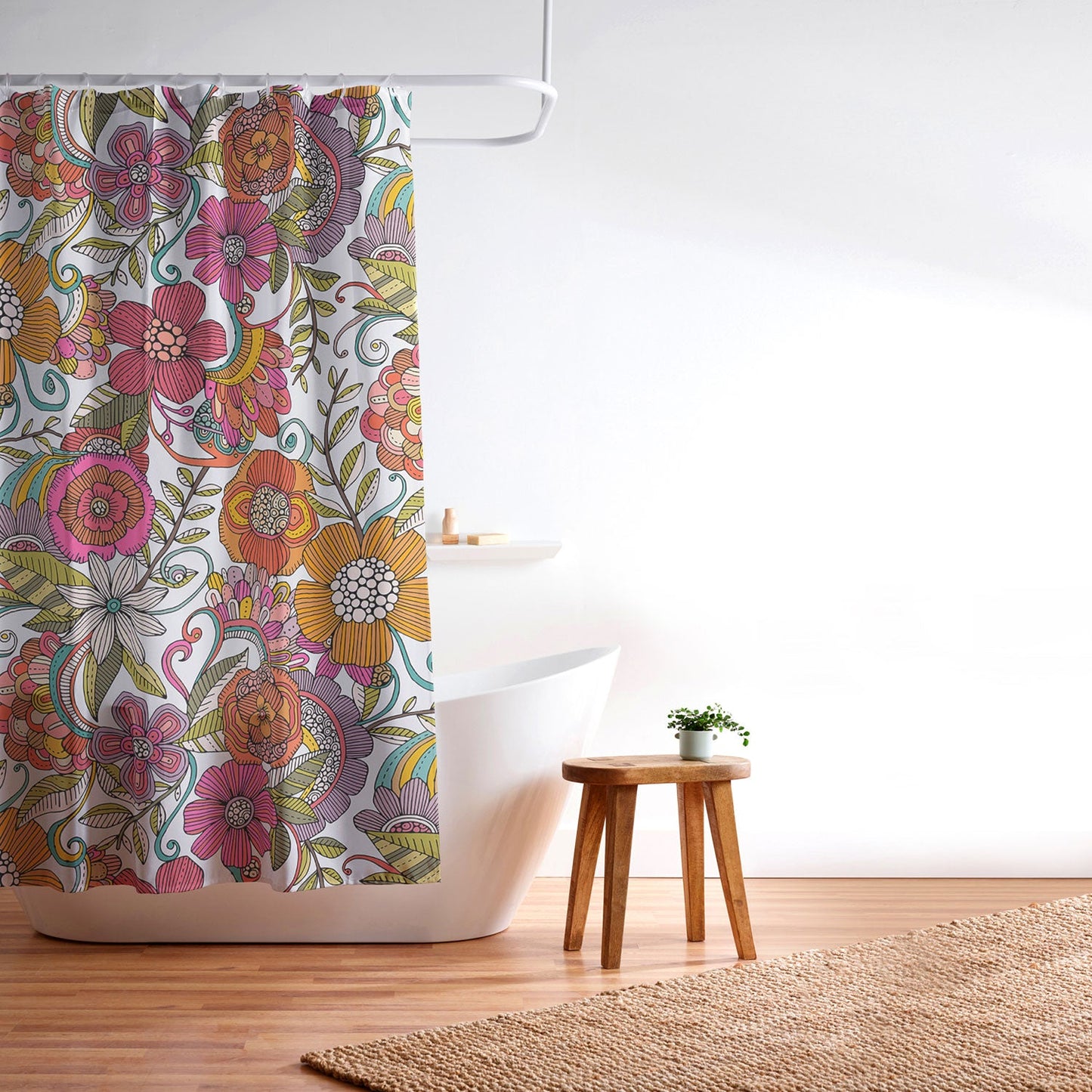 Valentina Ramos Lola in colors Shower Curtain
