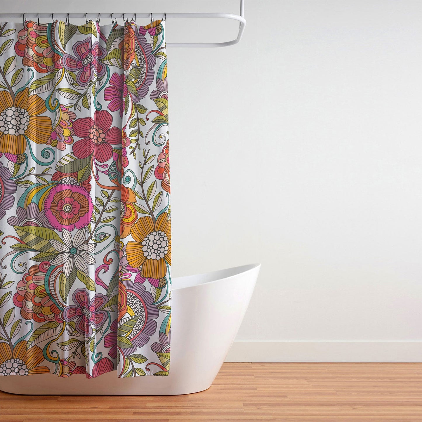 Valentina Ramos Lola in colors Shower Curtain