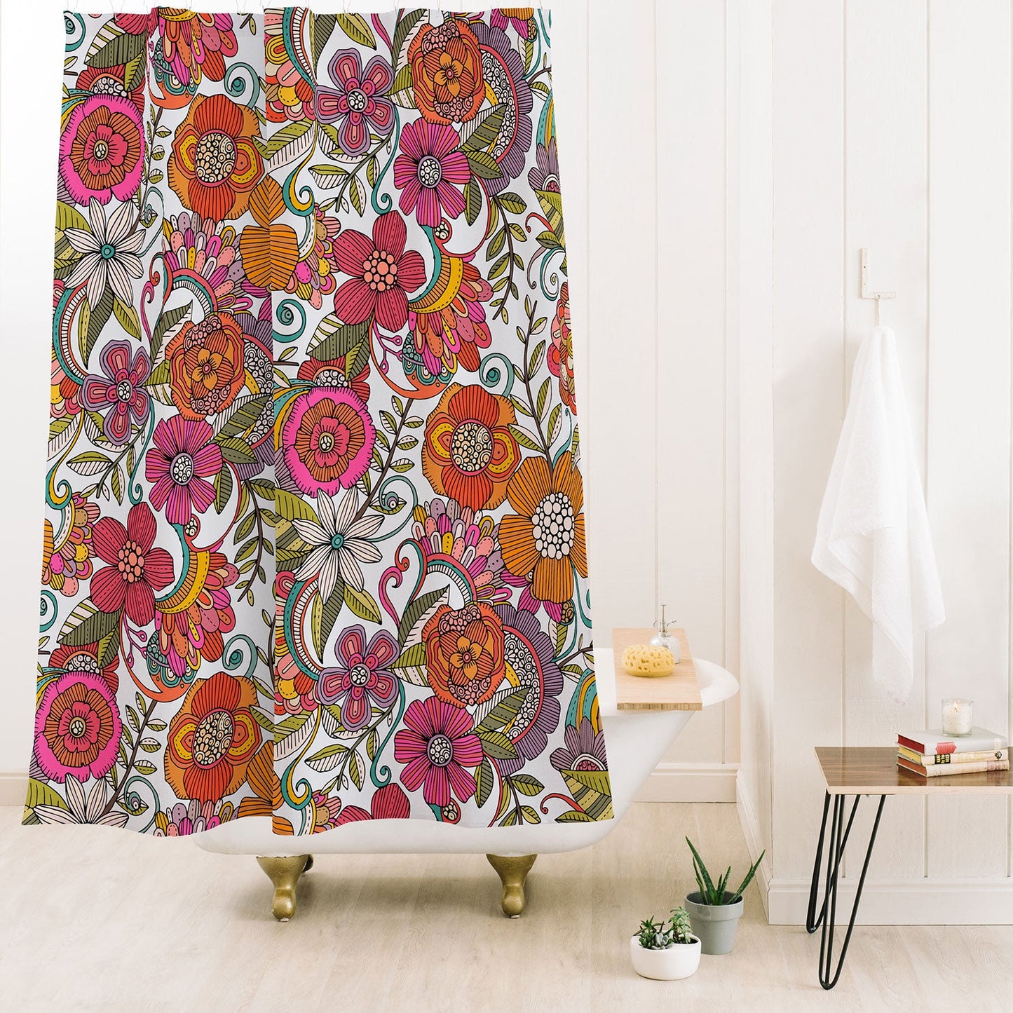 Valentina Ramos Lola in colors Shower Curtain