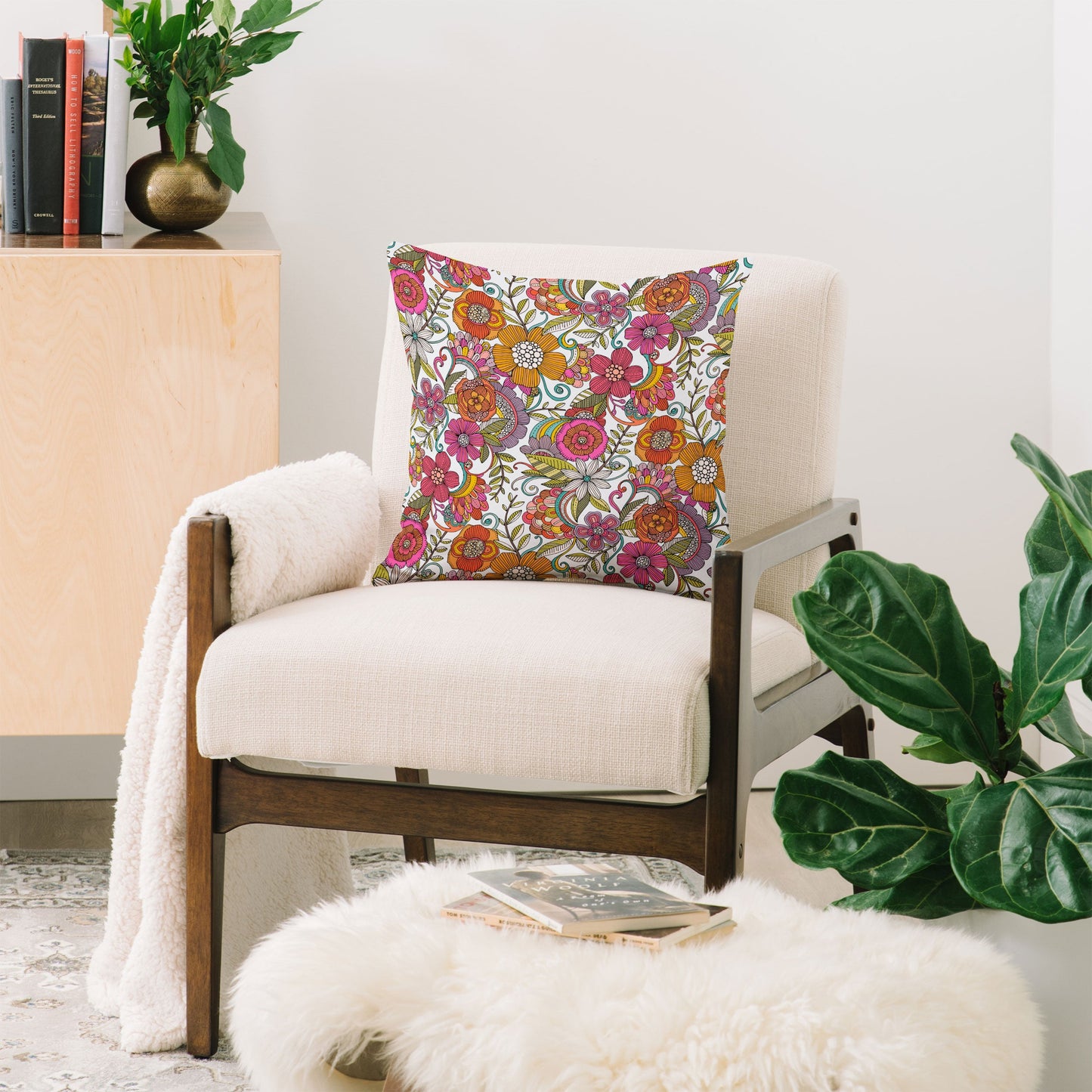 Valentina Ramos Lola in colors Throw Pillow