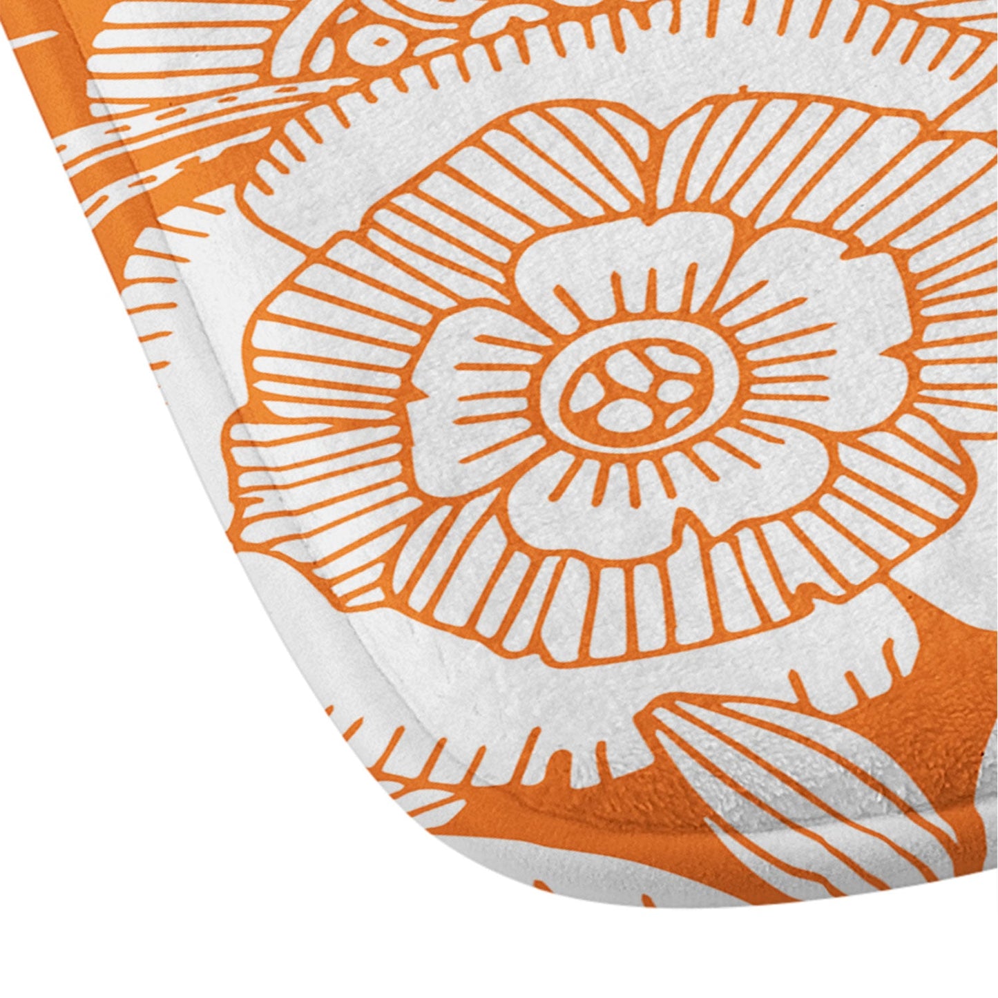 Valentina Ramos Lola in Orange Memory Foam Bath Mat