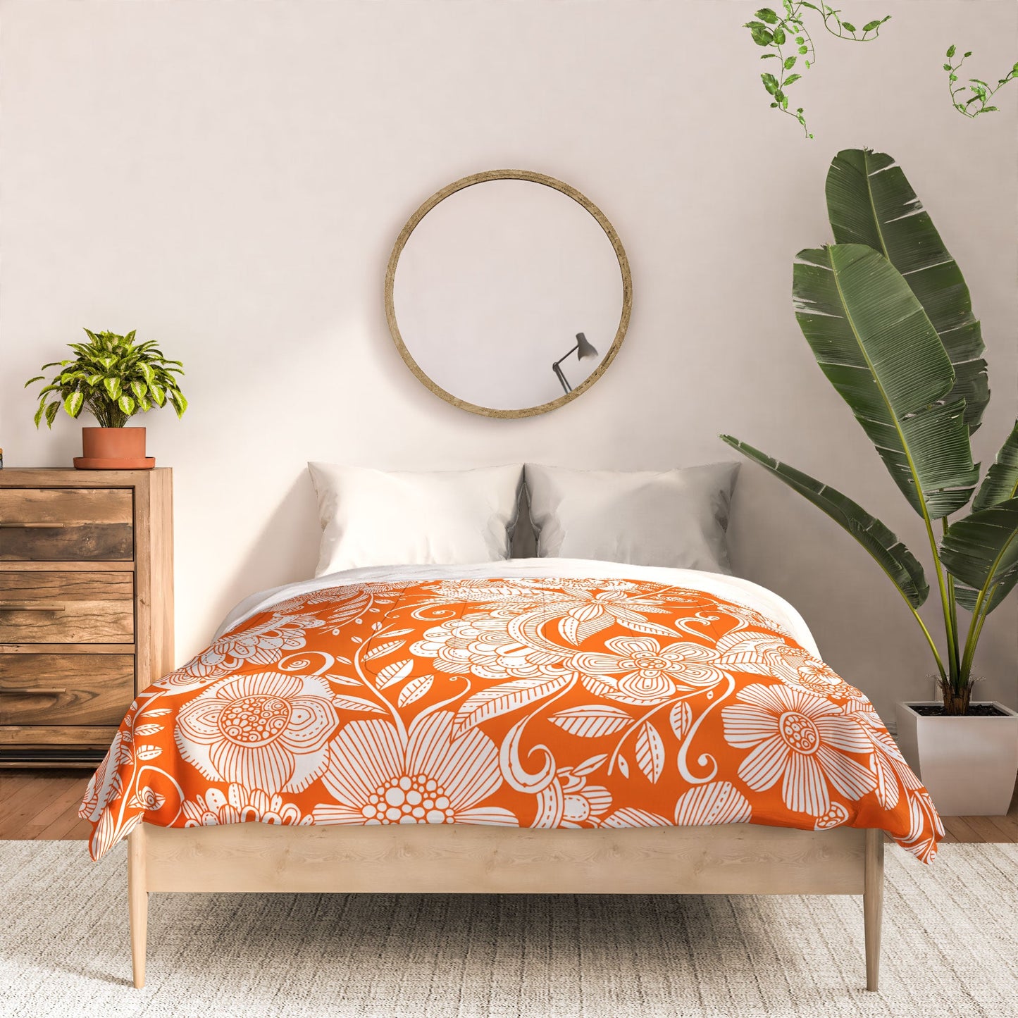 Valentina Ramos Lola in Orange Comforter