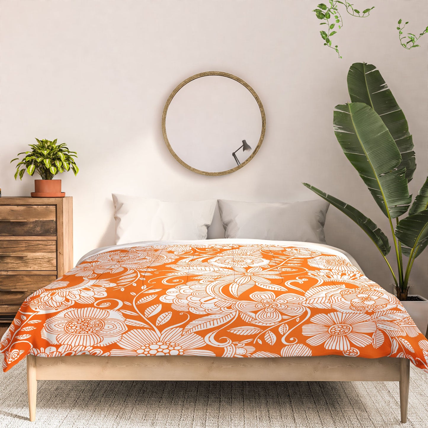 Valentina Ramos Lola in Orange Comforter
