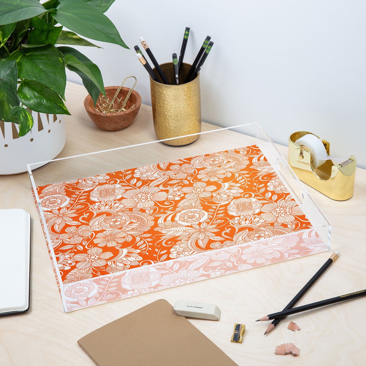 Valentina Ramos Lola in Orange Acrylic Tray
