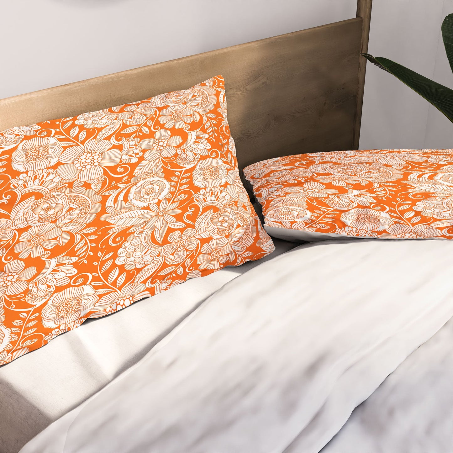 Valentina Ramos Lola in Orange Pillow Shams