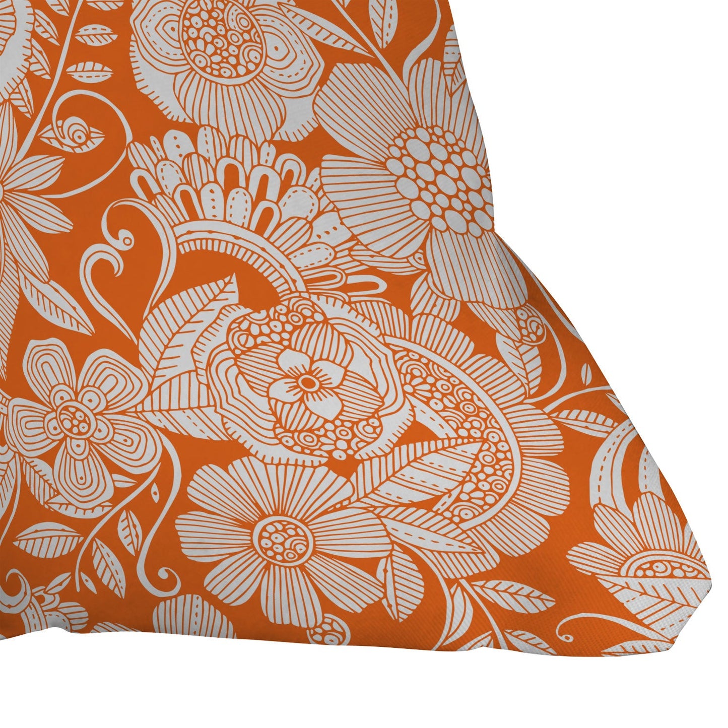 Valentina Ramos Lola in Orange Outdoor Throw Pillow