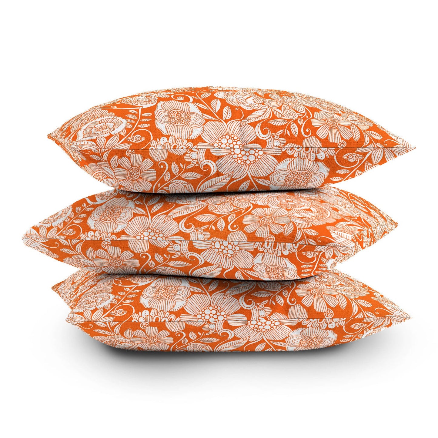 Valentina Ramos Lola in Orange Outdoor Throw Pillow