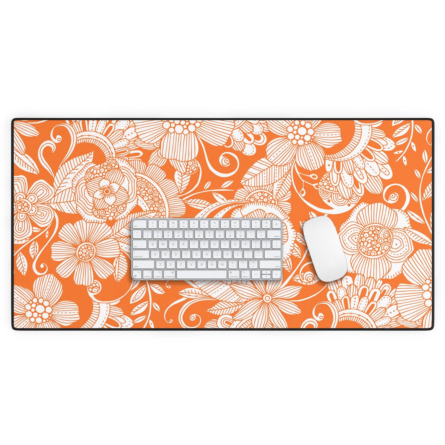 Valentina Ramos Lola in Orange Desk Mat