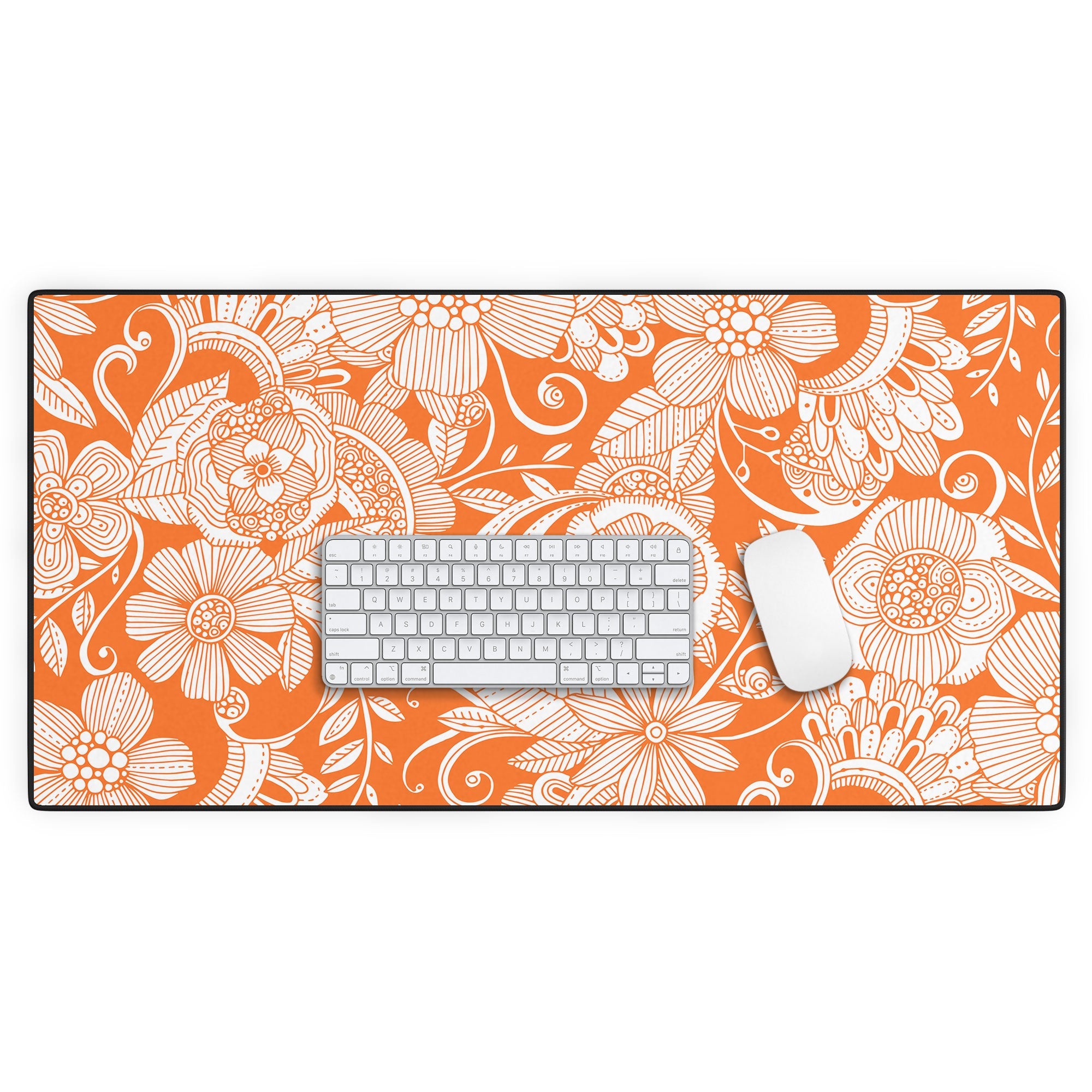 Valentina Ramos Lola in Orange Desk Mat