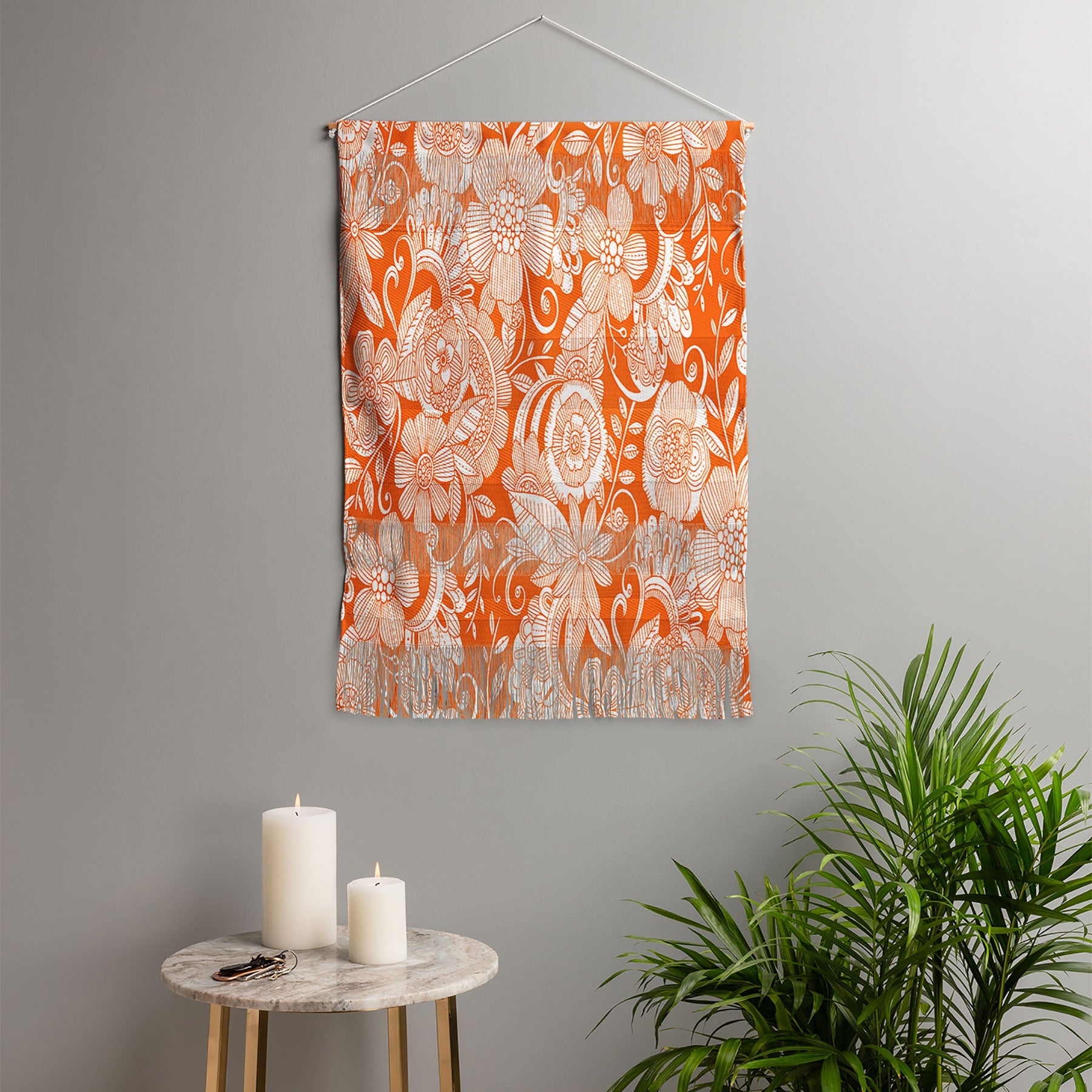 Valentina Ramos Lola in Orange Wall Hanging Portrait