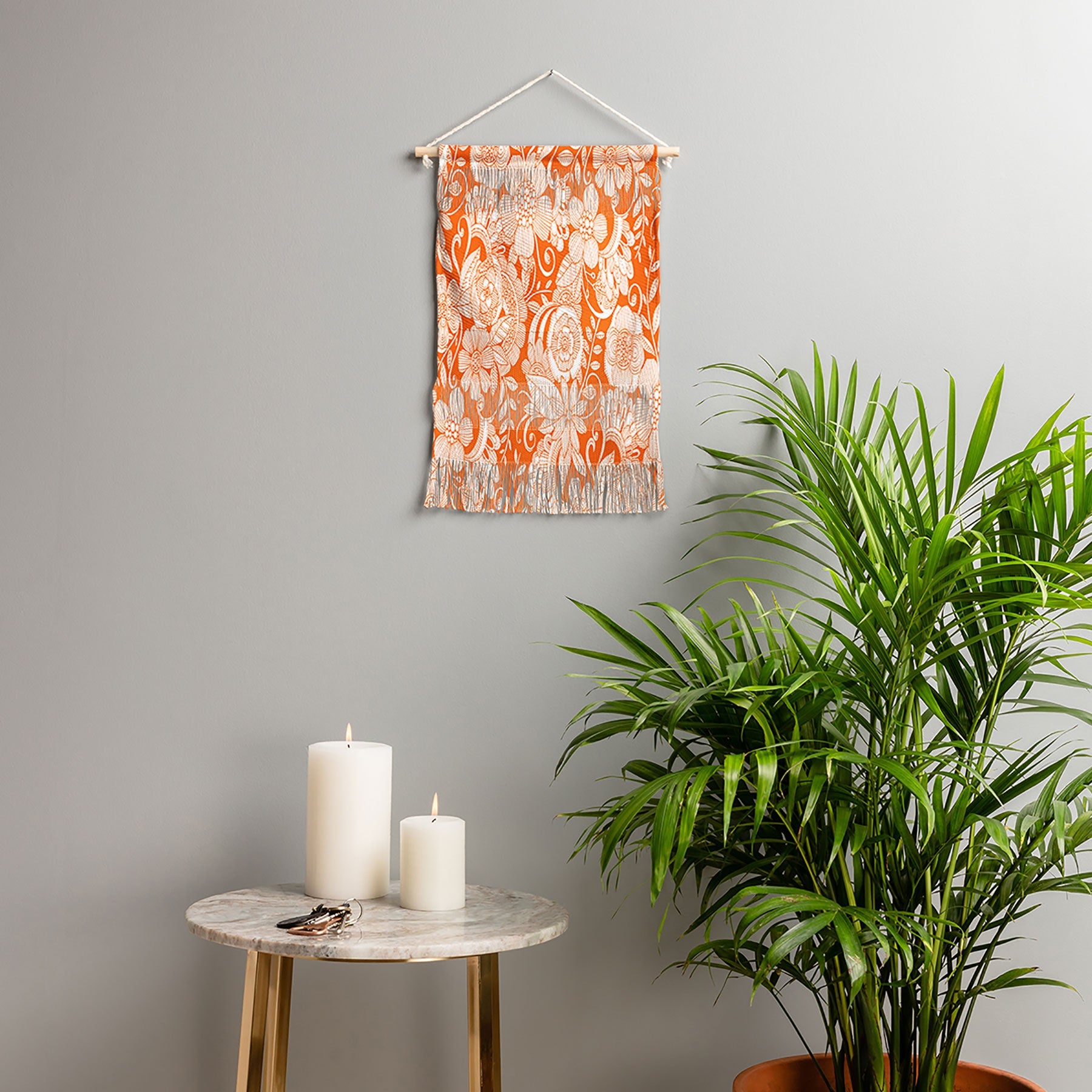 Valentina Ramos Lola in Orange Wall Hanging Portrait