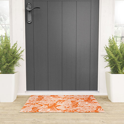 Valentina Ramos Lola in Orange Welcome Mat