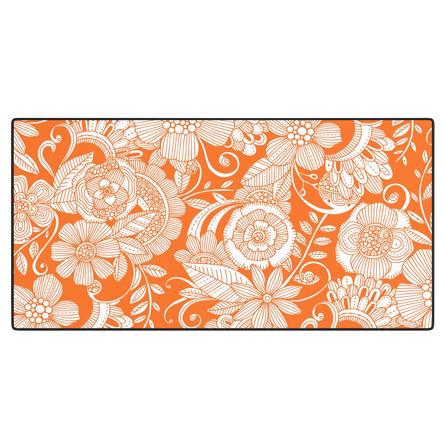Valentina Ramos Lola in Orange Desk Mat