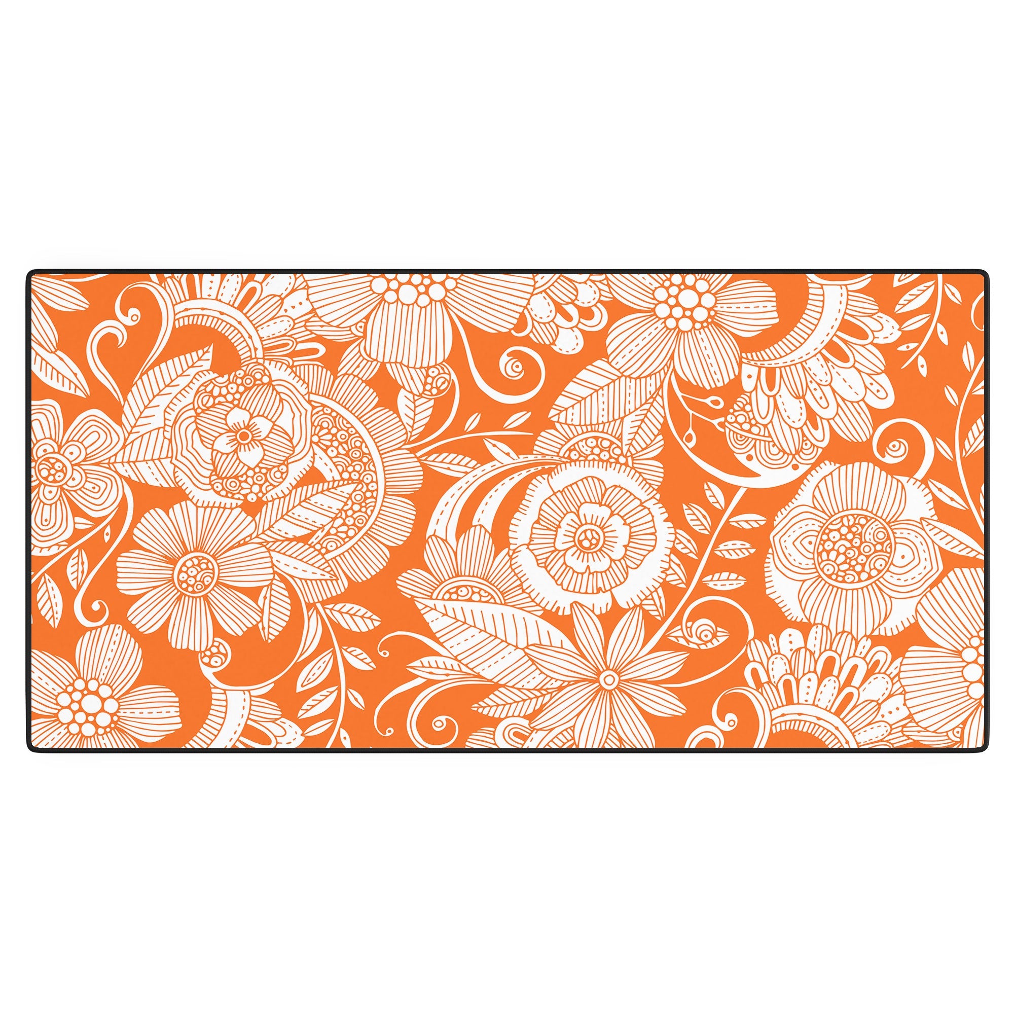 Valentina Ramos Lola in Orange Desk Mat