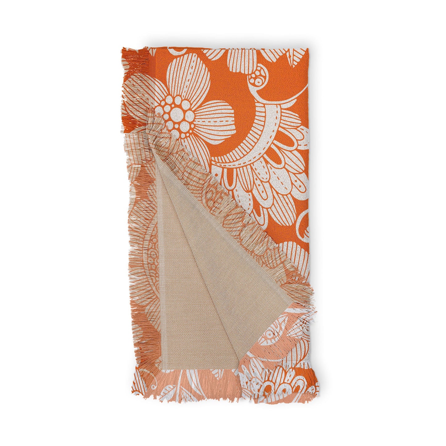 Valentina Ramos Lola in Orange Throw Blanket