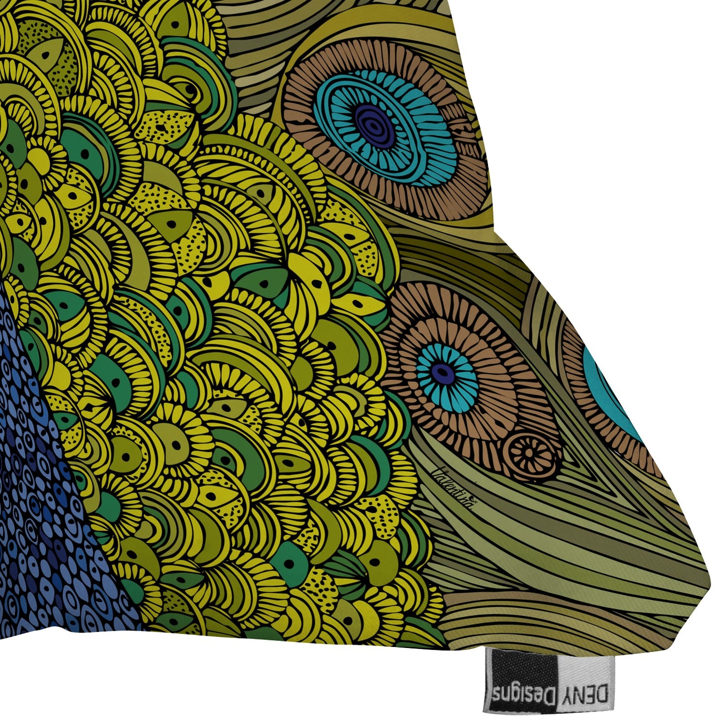 Valentina Ramos Mr Pavo Real Throw Pillow