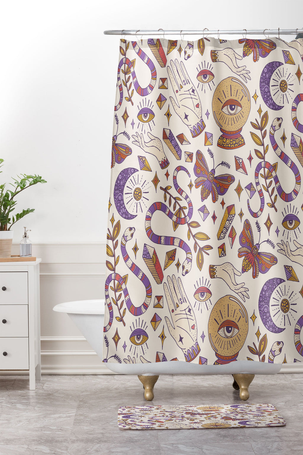 Valentina Ramos Mystic Magic Memory Foam Bath Mat