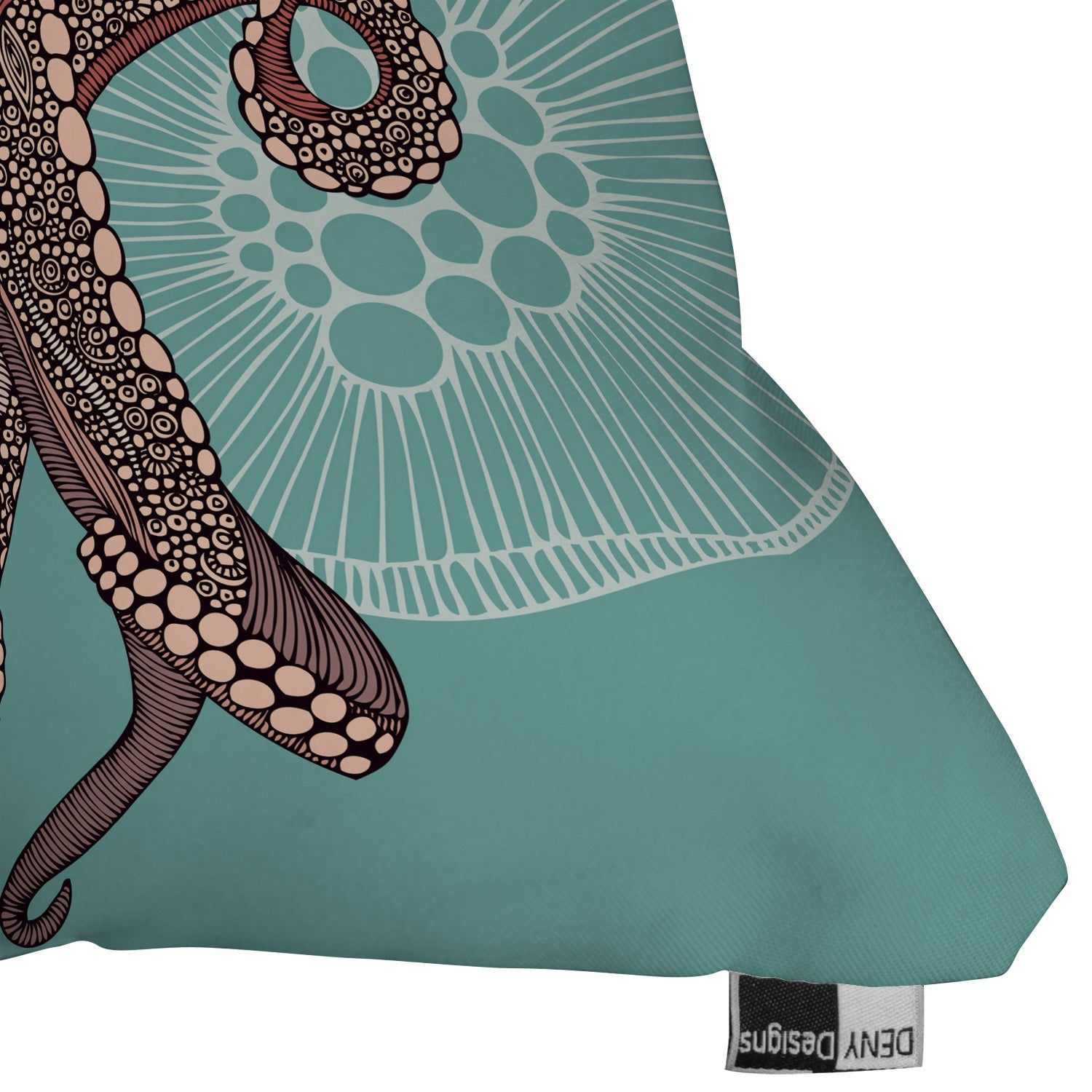 Valentina Ramos Octopus Bloom Throw Pillow