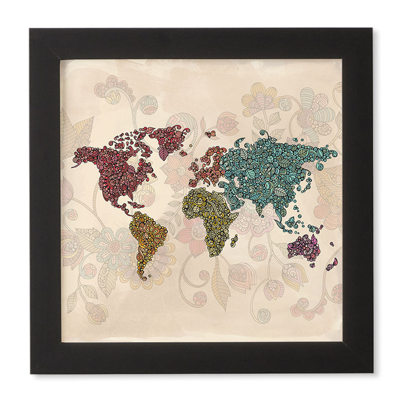 Valentina Ramos Paisley World Framed Wall Art