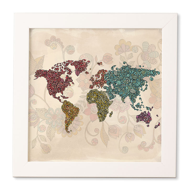 Valentina Ramos Paisley World Framed Wall Art