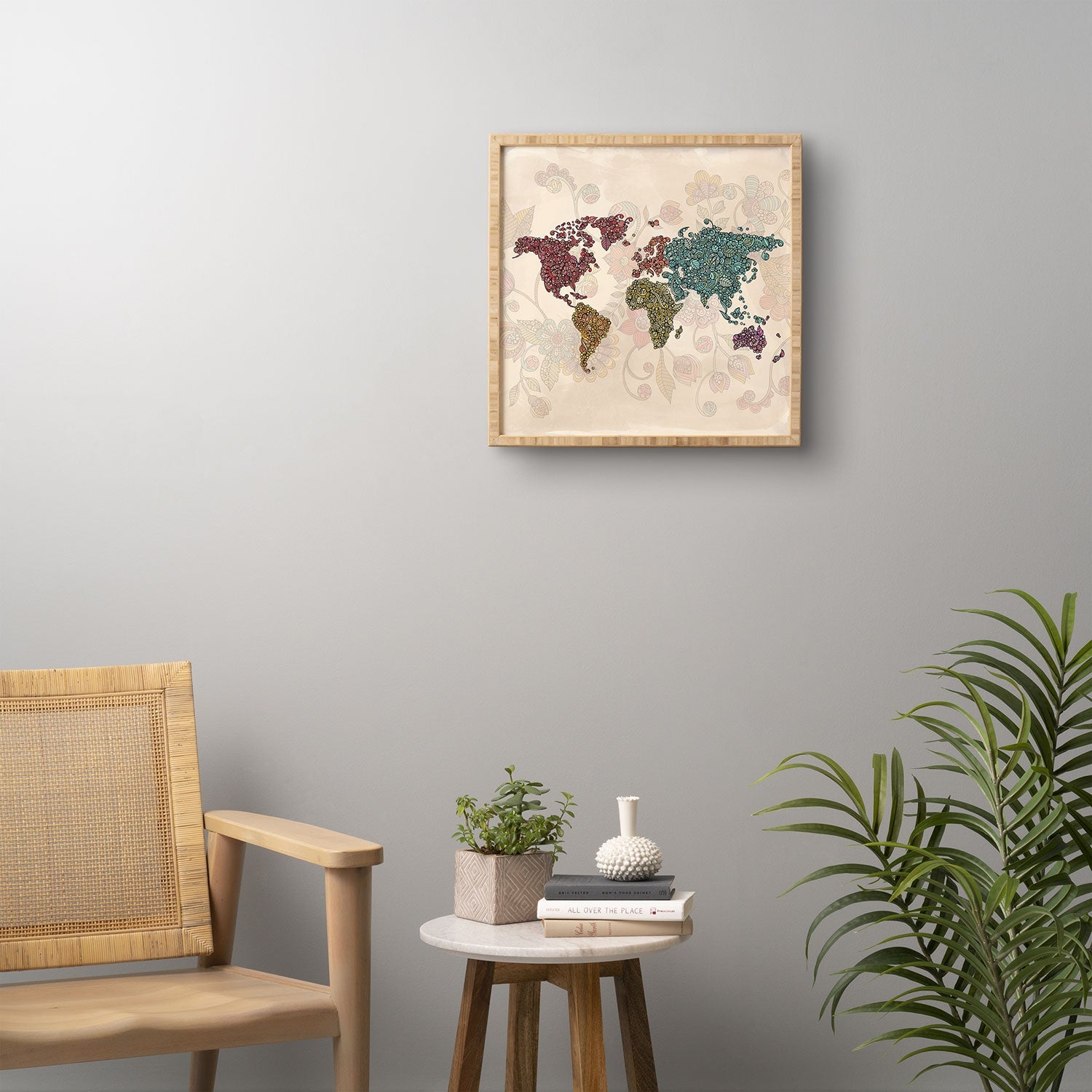 Valentina Ramos Paisley World Framed Wall Art