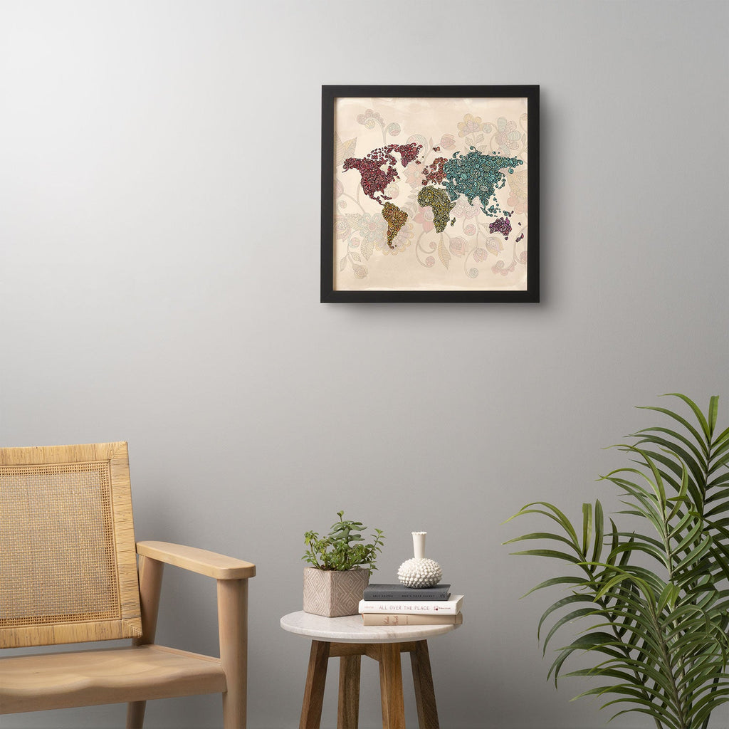 Valentina Ramos Paisley World Framed Wall Art