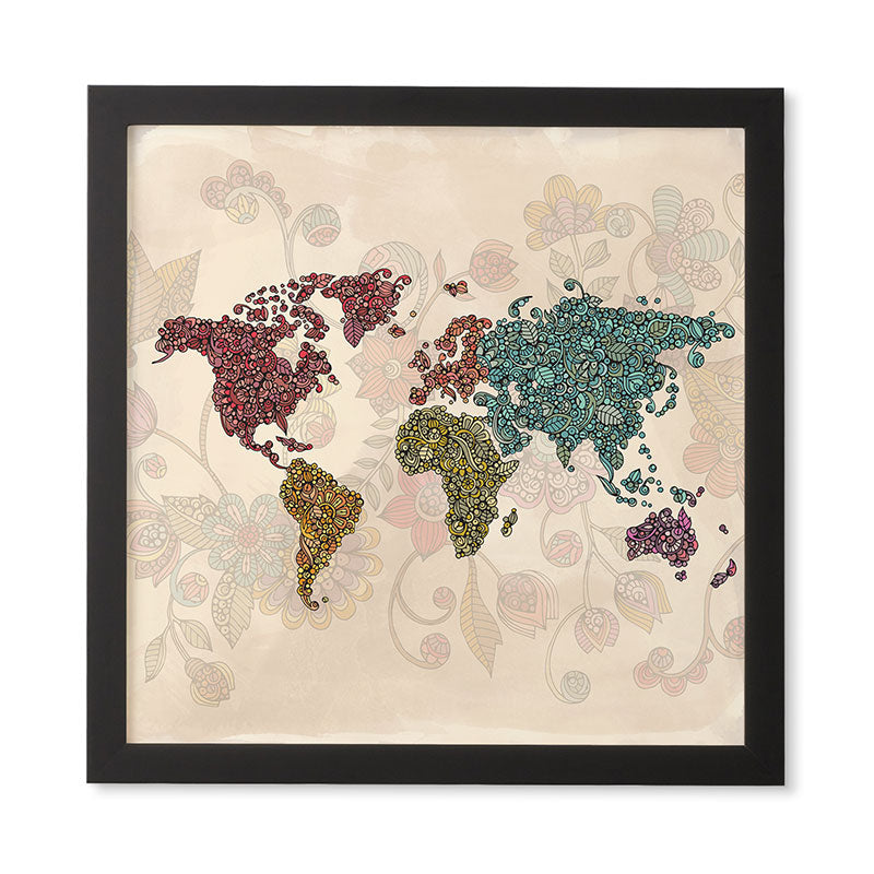 Valentina Ramos Paisley World Framed Wall Art