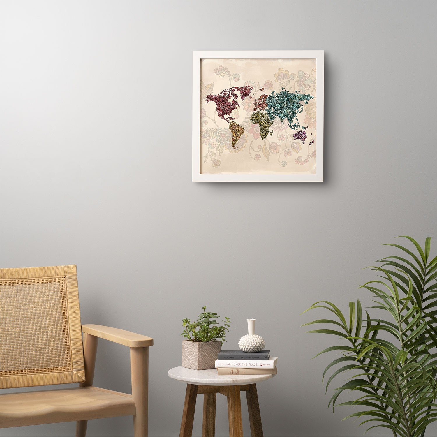 Valentina Ramos Paisley World Framed Wall Art