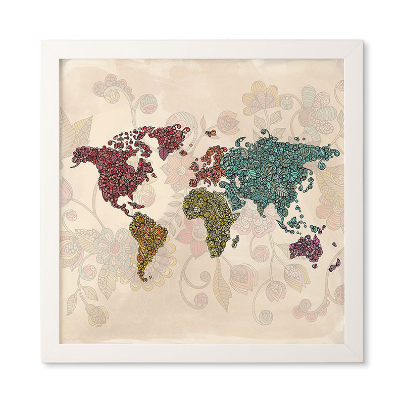 Valentina Ramos Paisley World Framed Wall Art