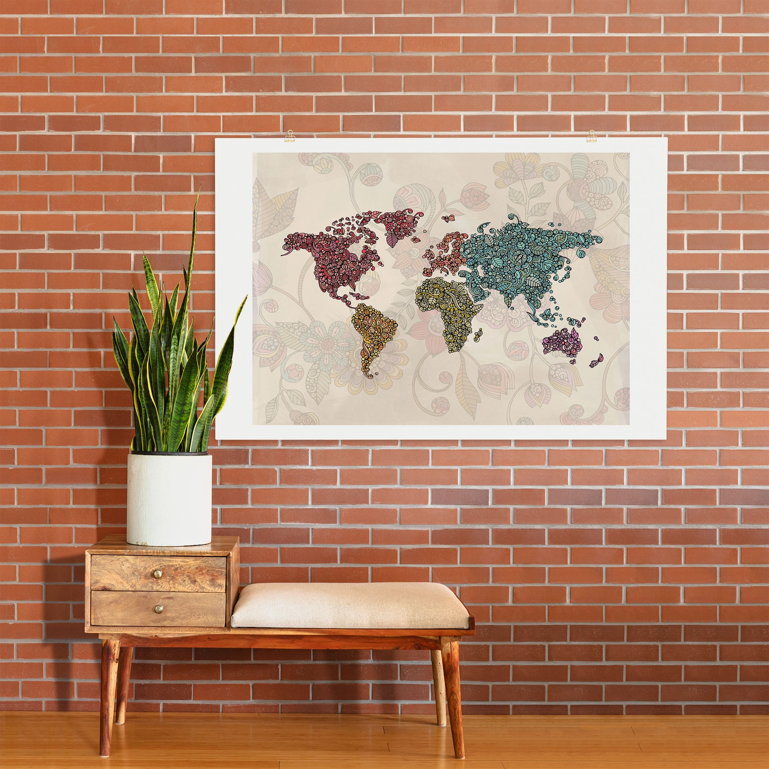 Valentina Ramos Paisley World Art Print