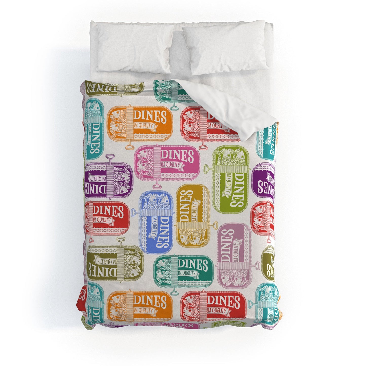 Valentina Ramos Sardines Tins Duvet Cover