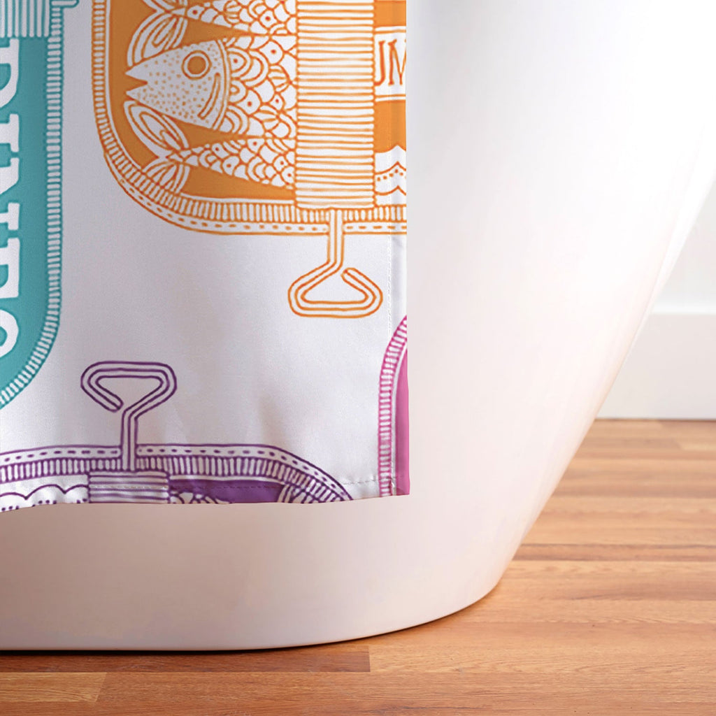 Valentina Ramos Sardines Tins Shower Curtain