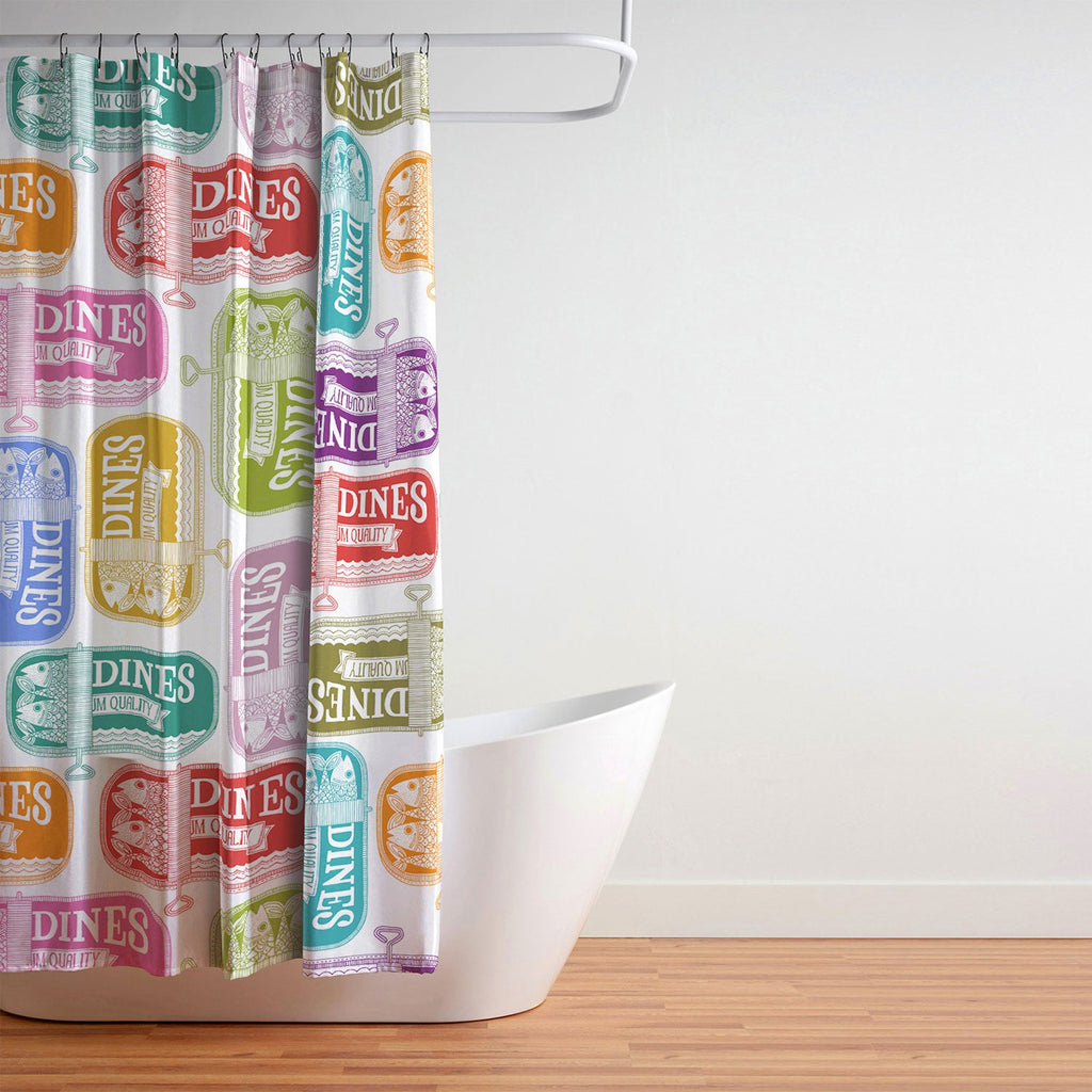 Valentina Ramos Sardines Tins Shower Curtain