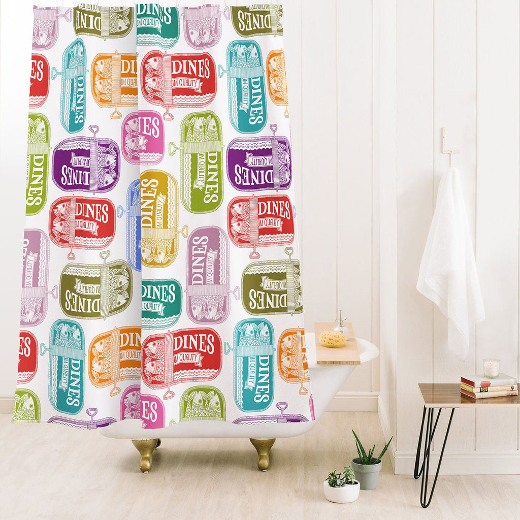 Valentina Ramos Sardines Tins Shower Curtain