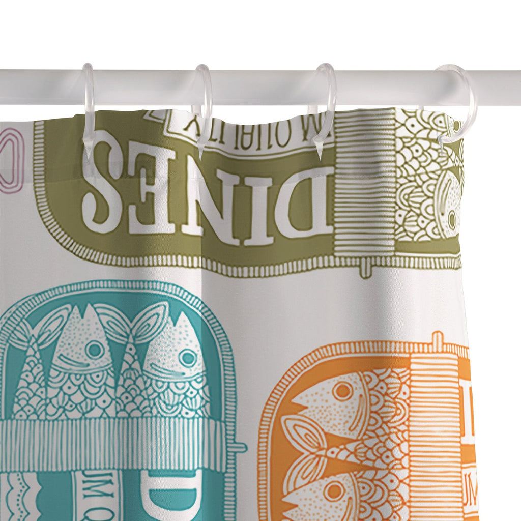 Valentina Ramos Sardines Tins Shower Curtain